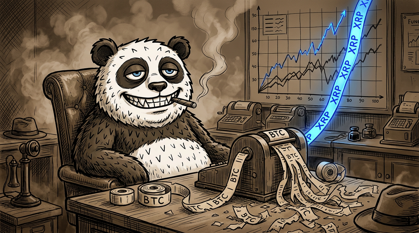 1929 ALL OVER AGAIN BTC TICKER TORN, XRP VERTICAL