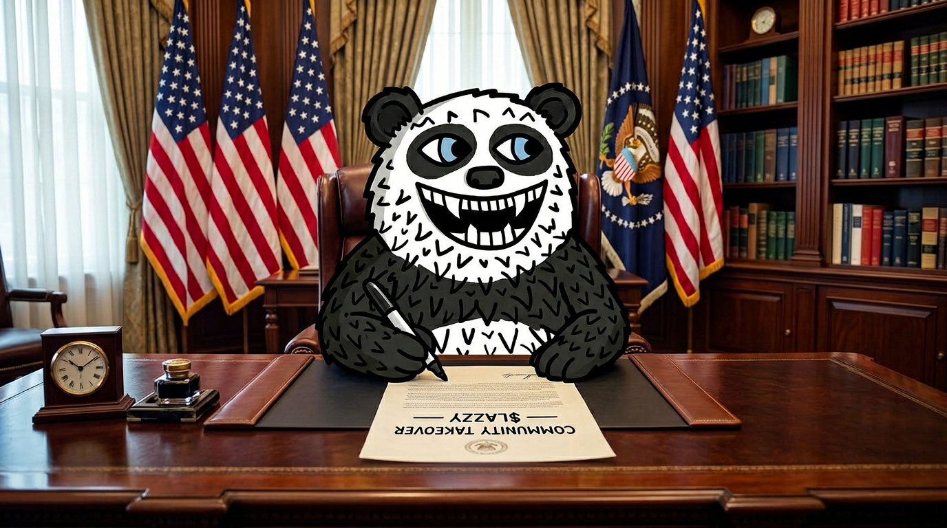 SIGNED. SEALED. TAKEN OVER. $LAZZY IS OURS NOW
