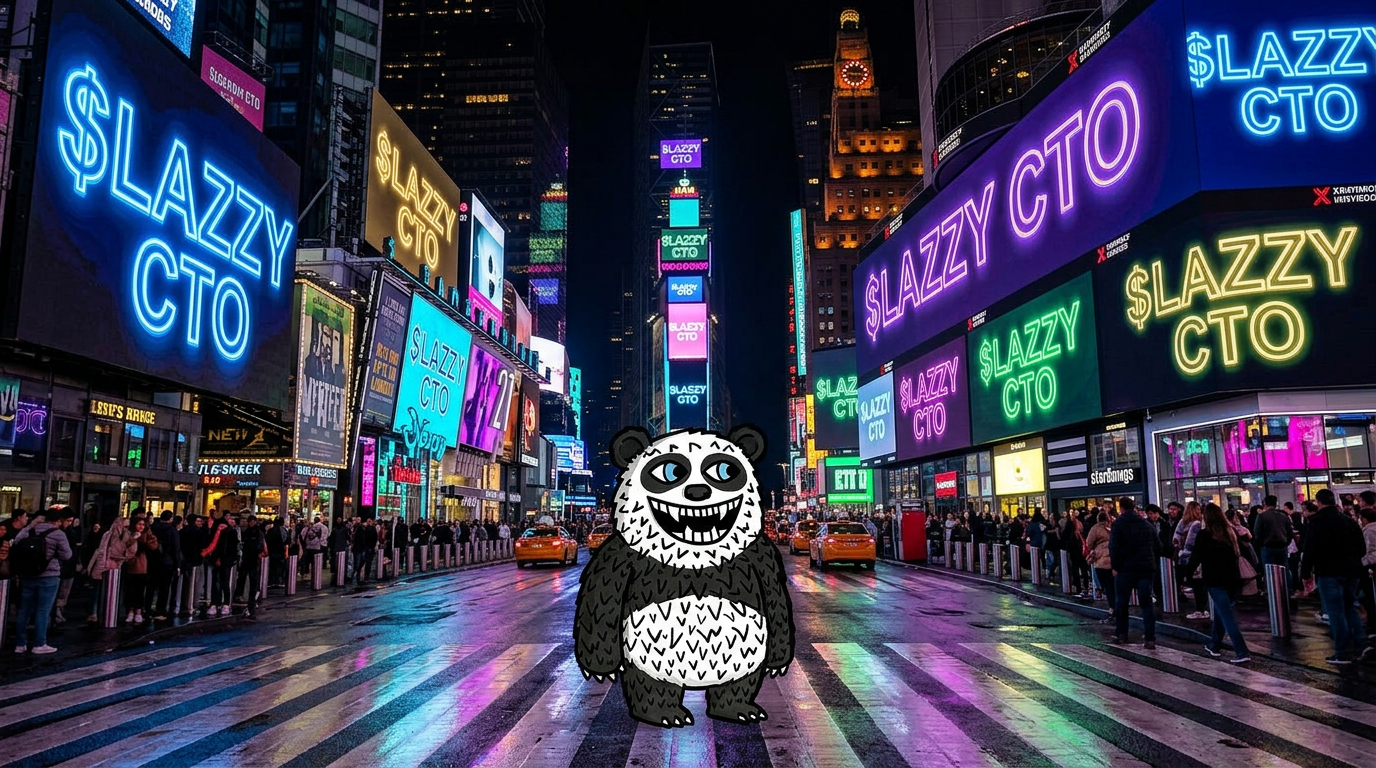 TIMES SQUARE: $LAZZY CTO THE TAKEOVER IS GLOBAL