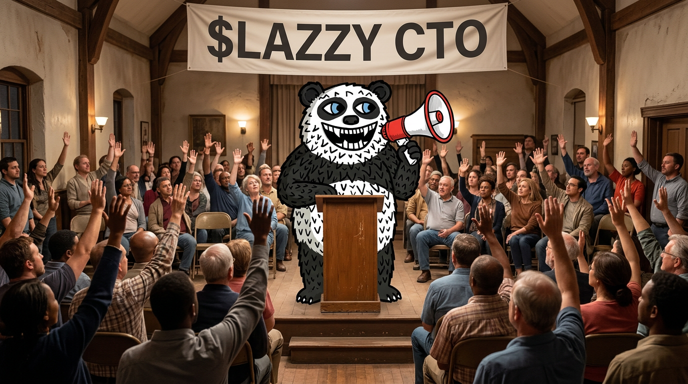 $LAZZY CTO — IT'S OFFICIAL THE COMMUNITY HAS THE FLOOR
