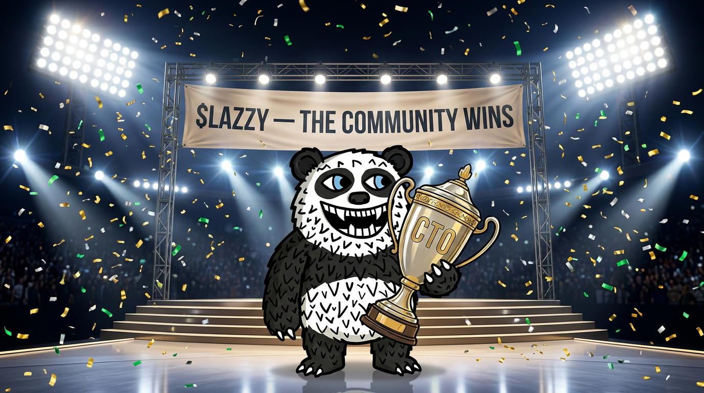 WE TOOK IT OVER $LAZZY — BY THE COMMUNITY, FOR THE COMMUNITY
