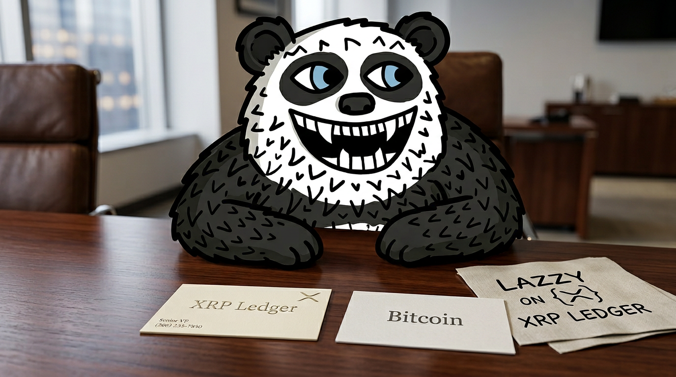 LOOK AT THAT SUBTLE OFF-WHITE XRP CARD CLEARS BTC.