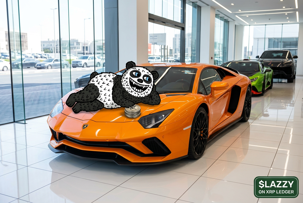 PICKING UP THE LAMBO PAID IN XRP. CASH ON HOOD.