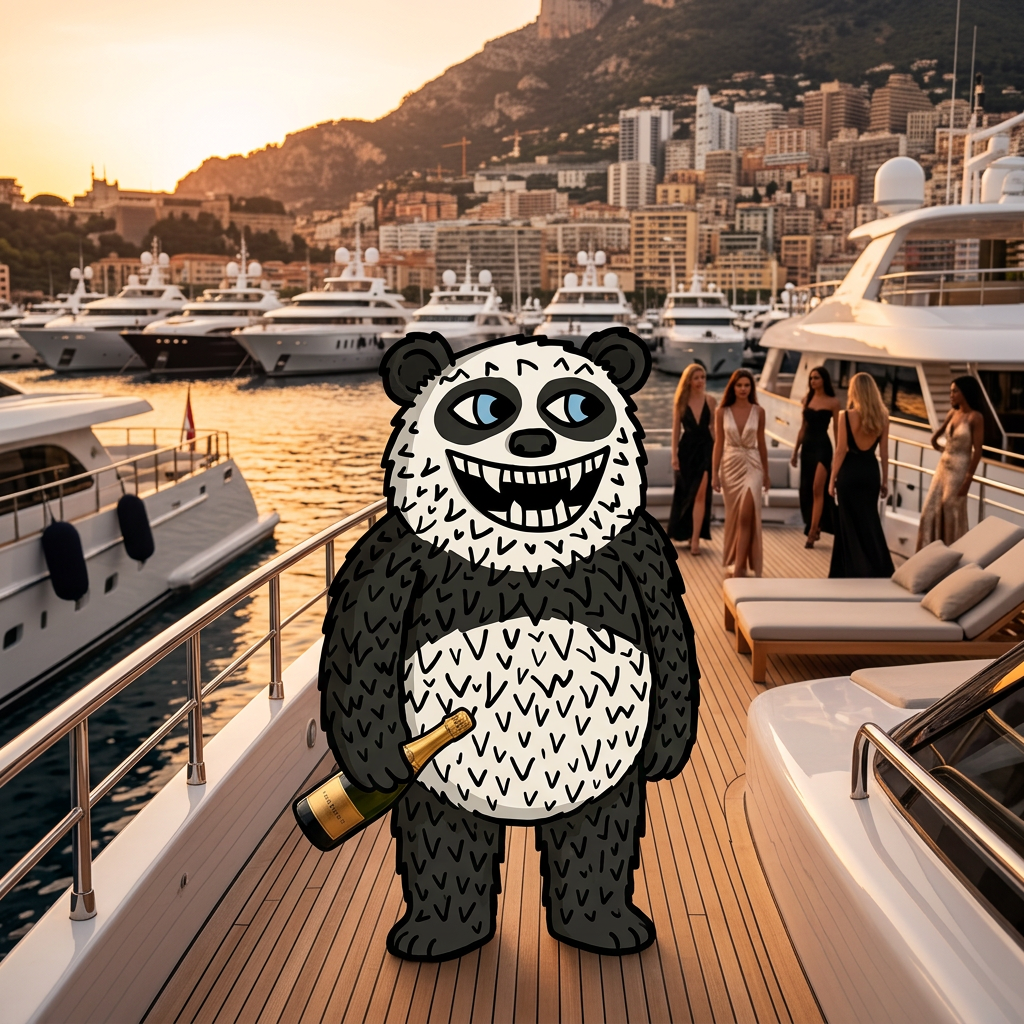 MONACO SUNSET. CHAMPAGNE OUT. XRP STACKED. MODELS BOARDING.