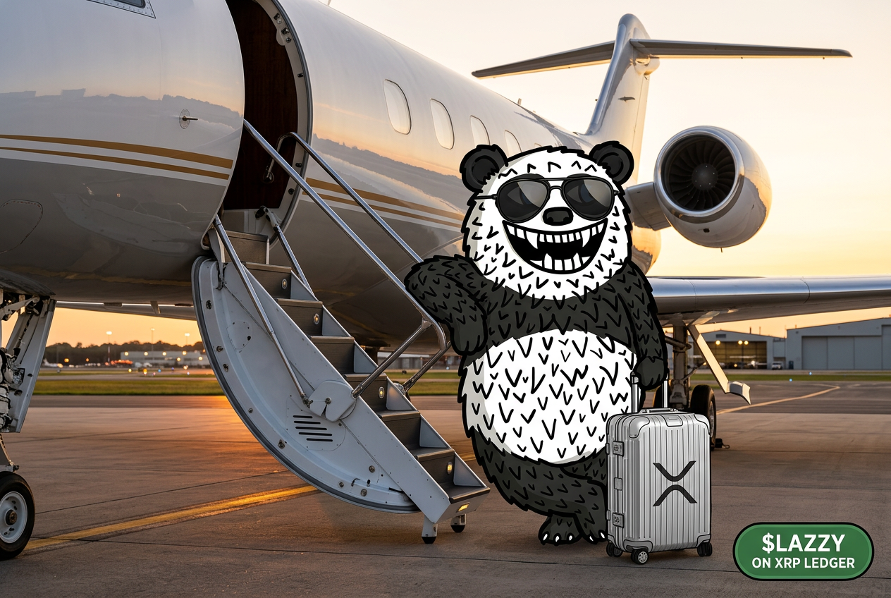 BOARDING CALL FOR LAZZY PRIVATE JET. XRP LUGGAGE.
