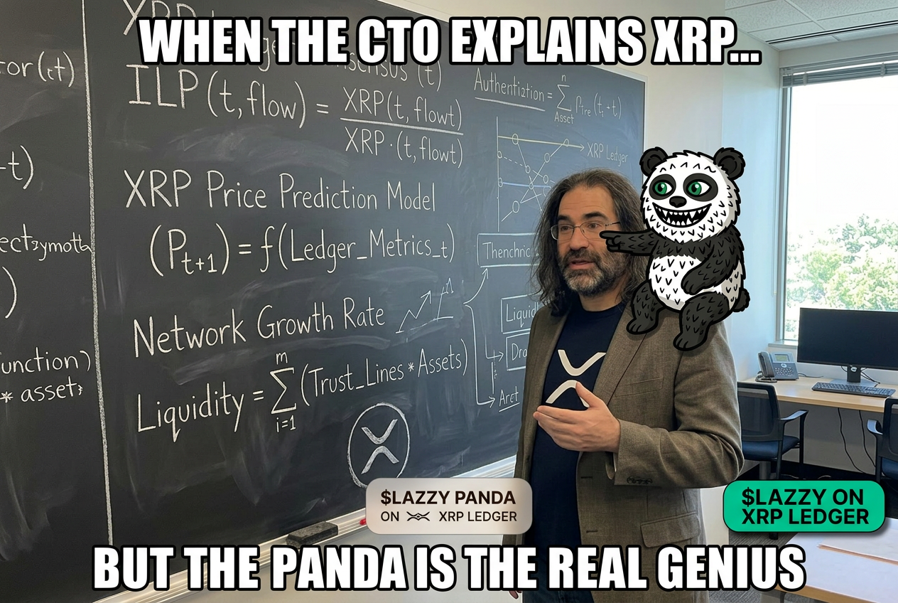 WHEN THE CTO EXPLAINS XRP BUT THE PANDA IS THE REAL GENIUS