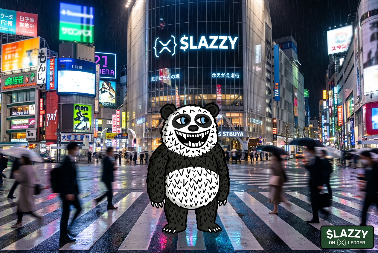 SHIBUYA TAKEOVER $LAZZY ON EVERY SCREEN