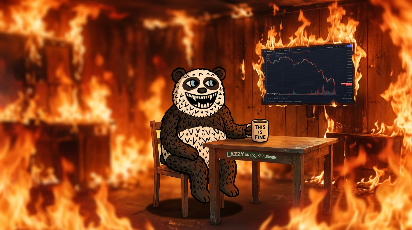 THIS IS FINE BTC BURNING. PANDA CHILLING.