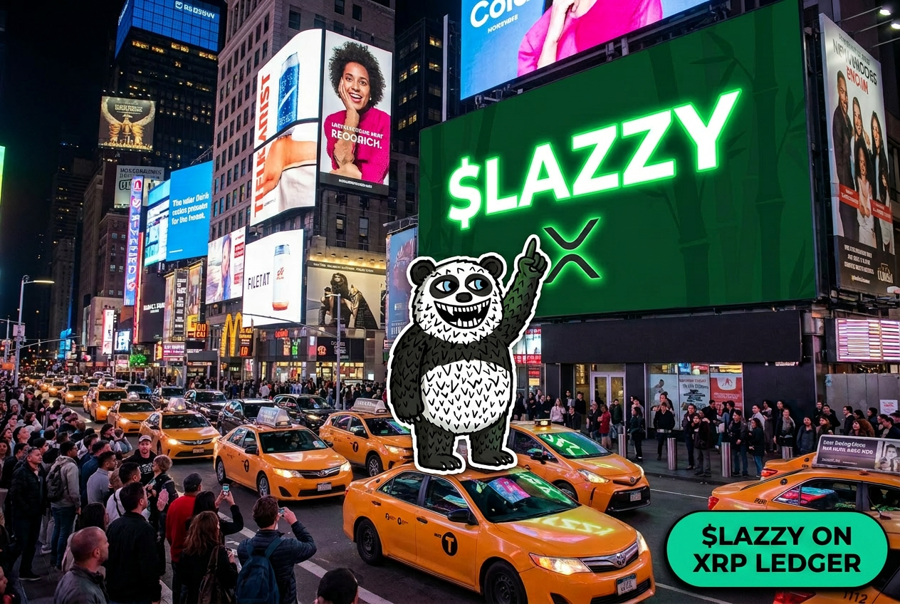 TIMES SQUARE TAKEOVER $LAZZY ON EVERY BILLBOARD