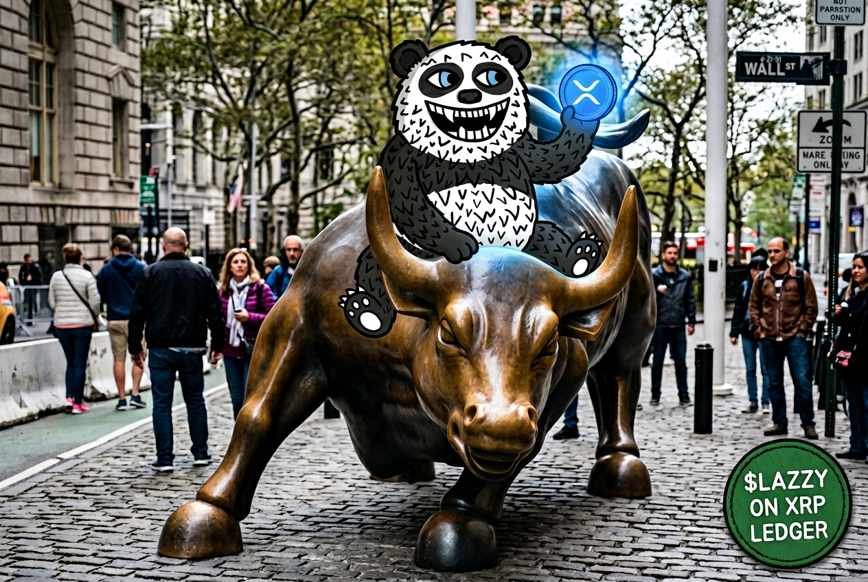 RIDING THE BULL XRP IN PAW. WALL ST IN AWE.